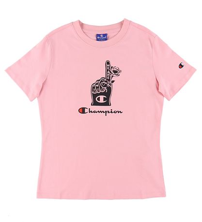 Champion Fashion T-Shirt - Rose av. Imprim