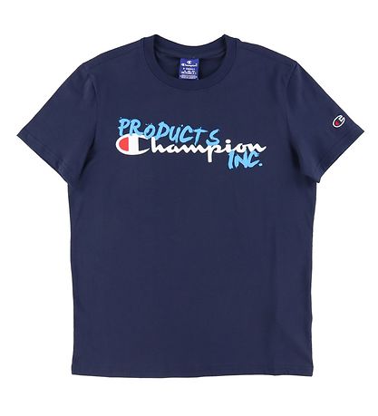 Champion Fashion T-shirt - Navy w. Logo