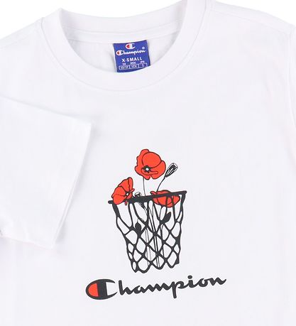 Champion Fashion T-Shirt - Weiß m. Print