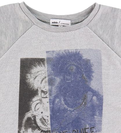 Hust and Claire T-shirt - Grey w. Print
