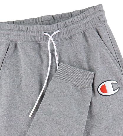 Champion Fashion Joggingbroek - Grijs Gevlekt m. Logo