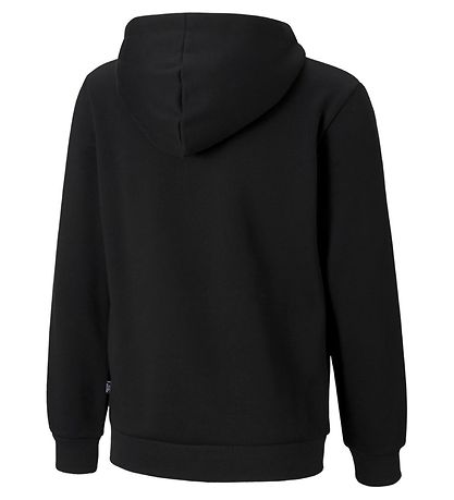 Puma Hoodie - Ess Big Logo - Svart m. Tryck