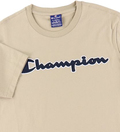 Champion Fashion T-shirt - Beige w. Logo