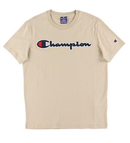 Champion Fashion T-Shirt - Beige av. Logo