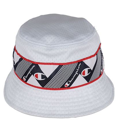 Champion bucket hat - Vit m. Logoband