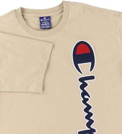 Champion Fashion T-Shirt - Beige av. Logo