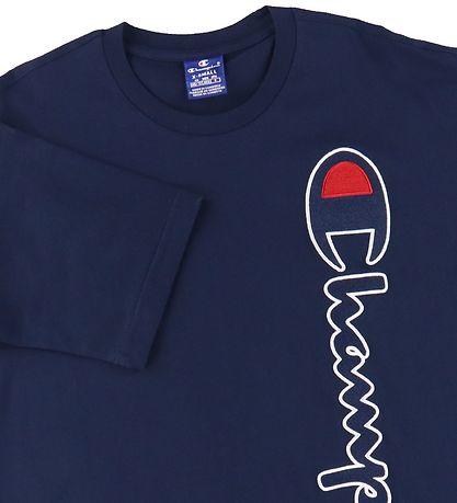 Champion Fashion T-Shirt - Navy m. Logo