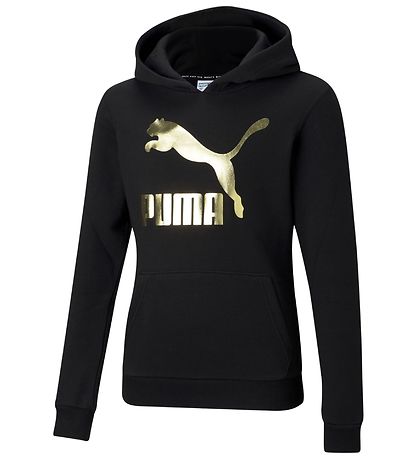 Puma Hettegenser - Klassikere - Svart m. Gull Logo