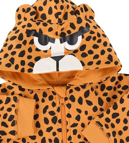 Gilet Stella McCartney Kids - Orange av. Imprimé léopard