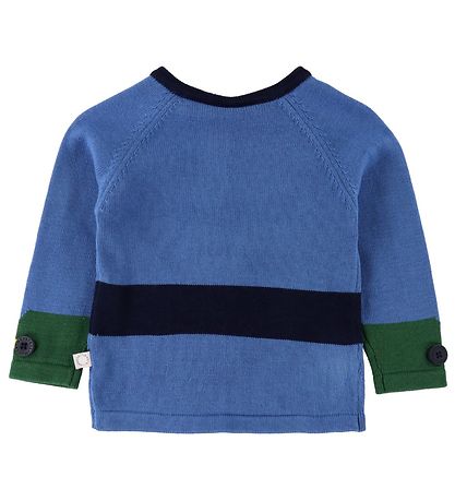 Stella McCartney Kids Blouse - Knitted - Blue w. Pirate Jacket