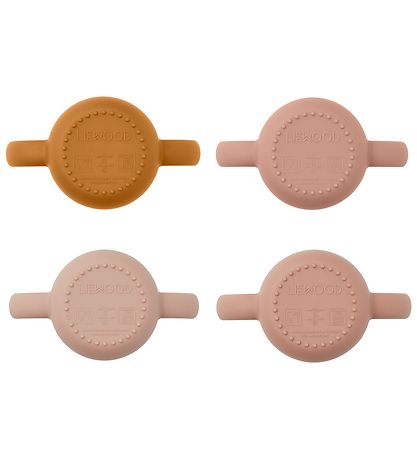 Liewood Kopper - 4-pack - Silikon - Rosa Blanding