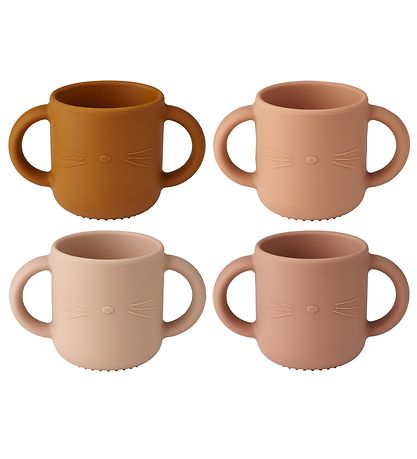 Liewood Kopper - 4-pack - Silikon - Rosa Blanding
