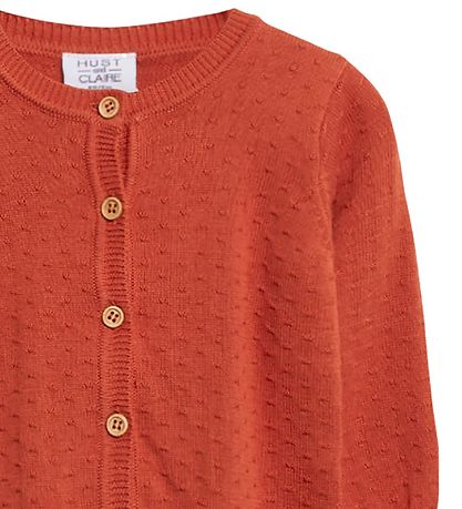 Hust and Claire Cardigan - Knitted - Cammi - Orange