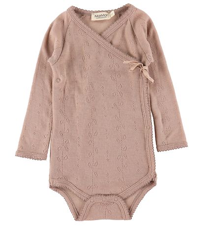 MarMar Wrap samfella L/æ - Belita - Ull - Brenndur Rose