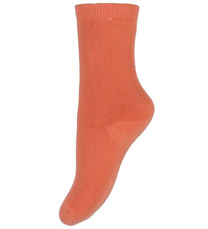 Melton Socken - Andrea - 2er-Pack - Orange/Pink
