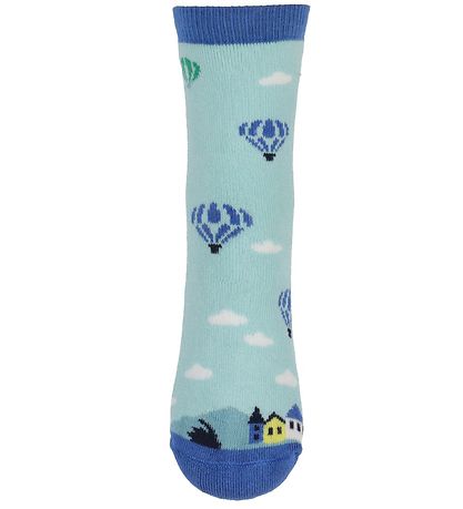 Melton Socken - George - 2er-Pack - Navy/Hellblau