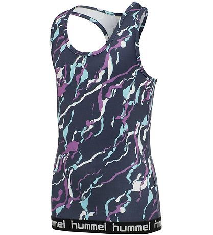 Hummel Topp - HmlNanna - Navy/Lilla