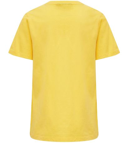 Hummel Stuttermabolur - hmlTres - Gult