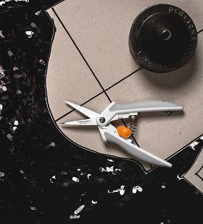 Fiskars Fabric scissors - 13 cm - Grey/Orange