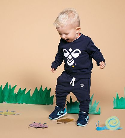 Hummel Sweatshirt - hmlCarl - Navy