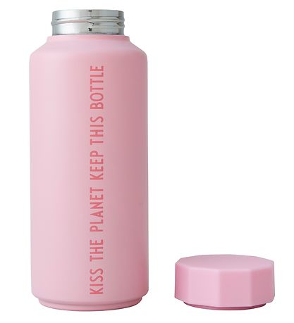 Design Letters Thermo Bottle - Kiss - 500ml - Pink