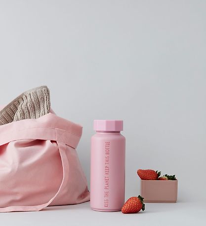 Design Letters Thermo Bottle - Kiss - 500ml - Pink