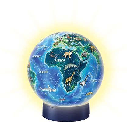 Ravensburger 3D Jigsaw Puzzle - 72 Bricks - Globe Nightlight