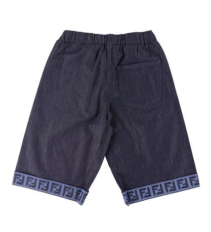 Fendi Shorts - Navy m. Logoband