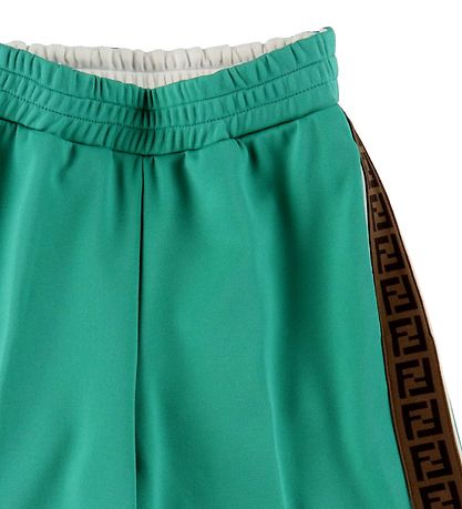 Fendi Shorts - Grün m. Logoband