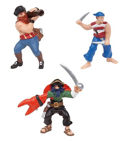 Papo Mini Figures - 12 pcs - Pirates & Corsairs