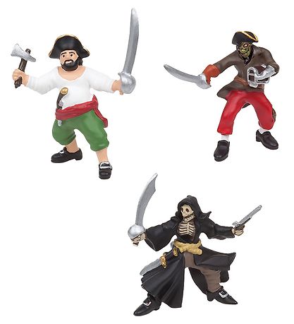 Papo Mini Figures - 12 pcs - Pirates & Corsairs