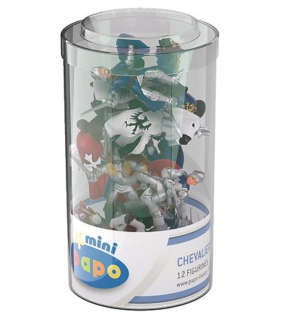 Papo Mini Plús Fígúrur - 12 Stk. - Riddarar