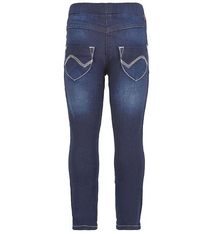 Minymo Jeggings - Stretch Slim Fit - Dökkblátt