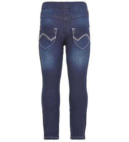 Minymo Jeggings - Stretch Slim Fit - Dark Blue