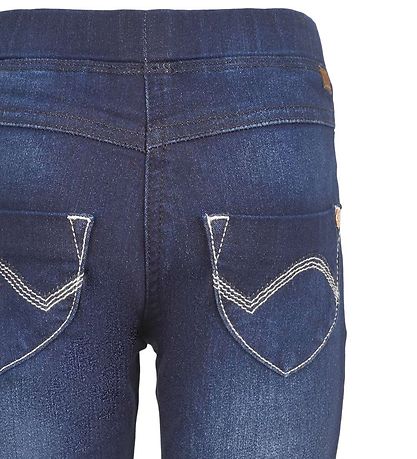 Minymo Jeggings - Stretch Slim Fit - Dökkblátt