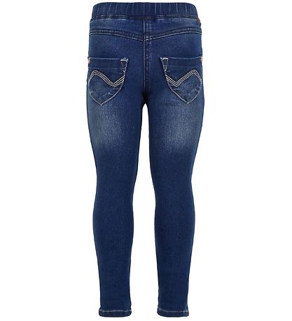 Minymo Jeggings - Stretch Slim Fit - Blue