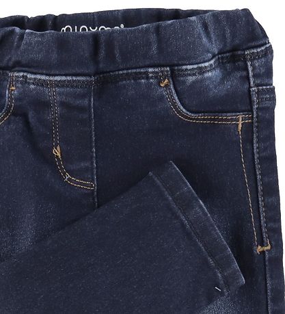 Minymo Trousers - Stretch Slim Fit - Dark Blue Denim