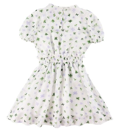 Emporio Armani Kleid - Seide - Weiß m. Blumen