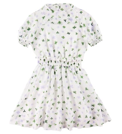 Emporio Armani Kleid - Seide - Weiß m. Blumen