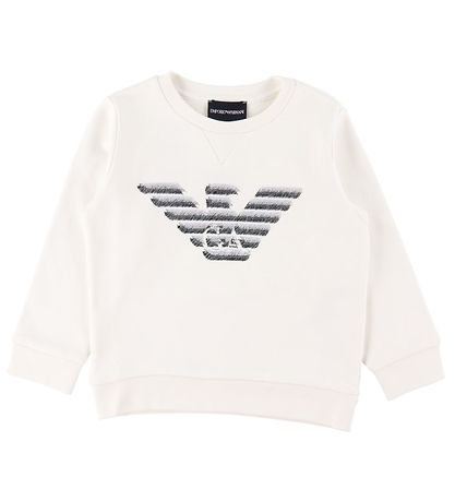Emporio Armani Sweatshirt White w. Logo KW IE