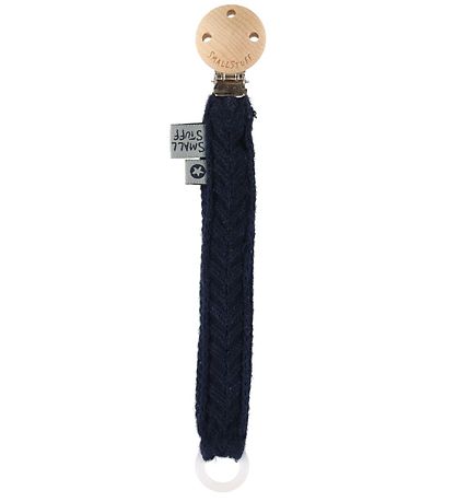 Smallstuff Pacifier Clip - Crochet - Navy