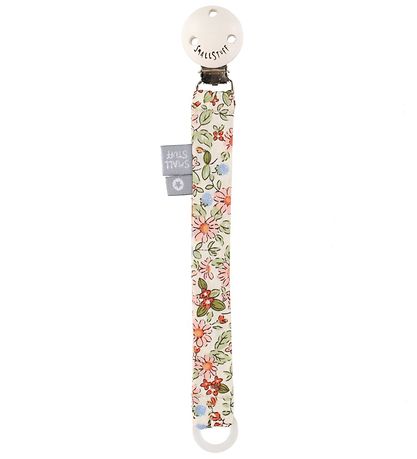 Smallstuff Dummy Clip - Ivory w. Flowers