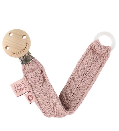 Smallstuff Pacifier Clip - Crochet - Powder