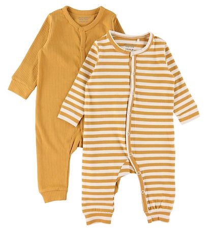 Minymo Jumpsuit - 2-pack - Amber Gold