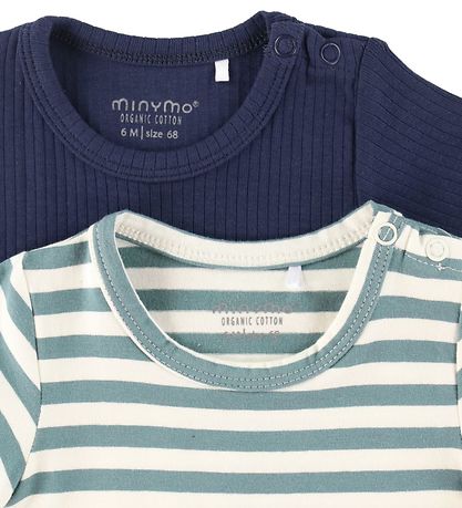 Minymo Bodies k/ä - 2er-Pack - Blue
