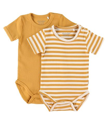 Minymo Bodies k/ä - 2er-Pack - Amber Gold
