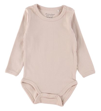 Minymo Body l/ä - Rib - 2er-Pack - Schlucht Rose