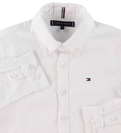 Tommy Hilfiger Hemd - Stretch Oxford - Weiß