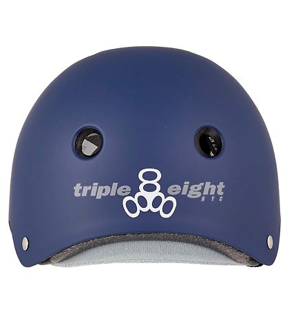Triple Eight Helmet - Certified Sweatsaver - Navy Rubber