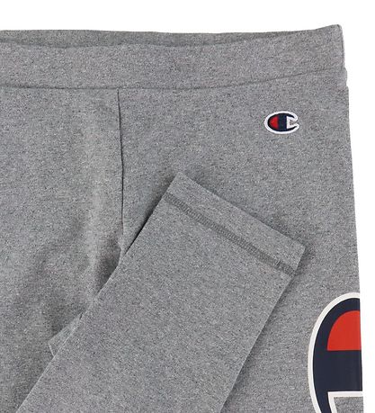 Champion Fashion Leggings - Graumeliert m. Logo